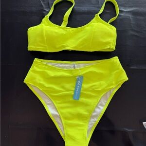 NWT Neon Bikini Set